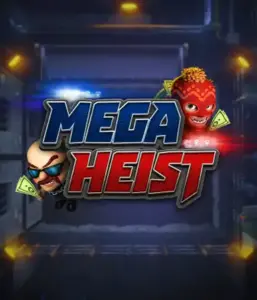 Enter the exciting world of the Mega Heist game by Relax Gaming, showcasing quirky characters ready to execute a bank heist. This image captures the excitement of the heist with its dynamic logo and a mysterious vault backdrop. Ideal for players looking for a heist adventure, offering a captivating adventure. 