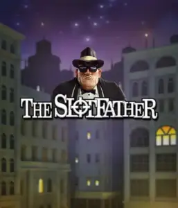 Enter the shadowy realm of The Slotfather slot by Betsoft, showcasing a commanding mafia boss posed against a mysterious cityscape. This graphic captures the gritty essence of the mafia underworld, with the boss dressed in a classic black suit and fedora. Ideal for lovers of gangster-themed games, offering a gripping gaming experience. 